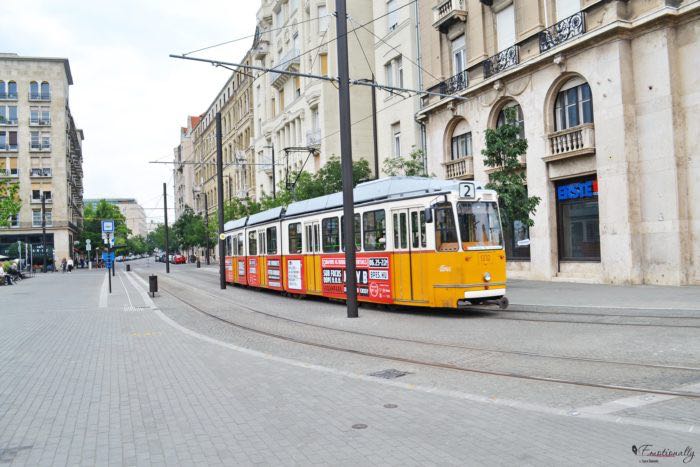 Budapest Tram Giallo